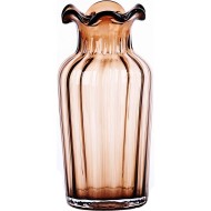 Vaso 15x31cm Vidro Marrom